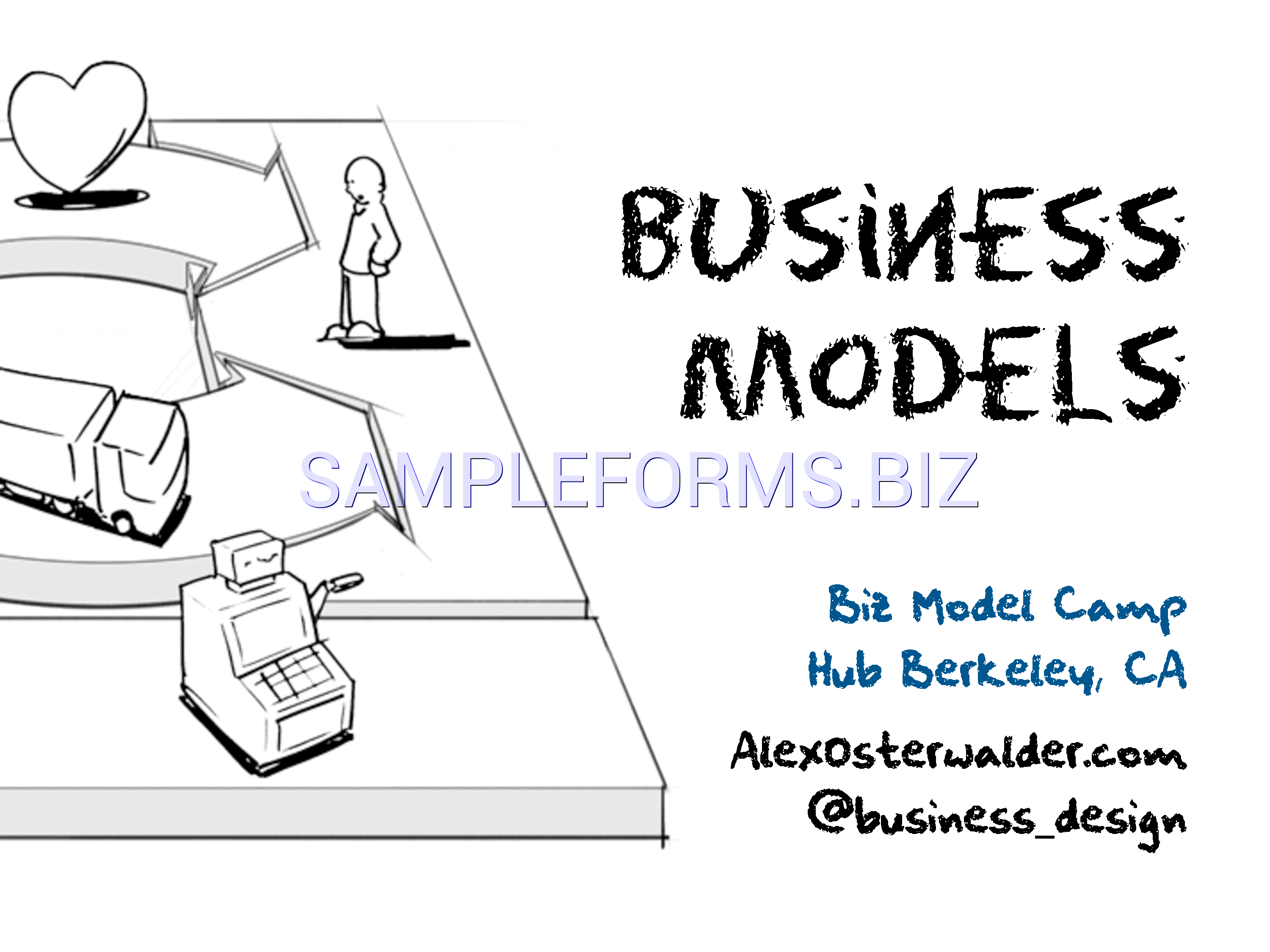 Preview free downloadable Business Model Template 2 in PDF (page 1)