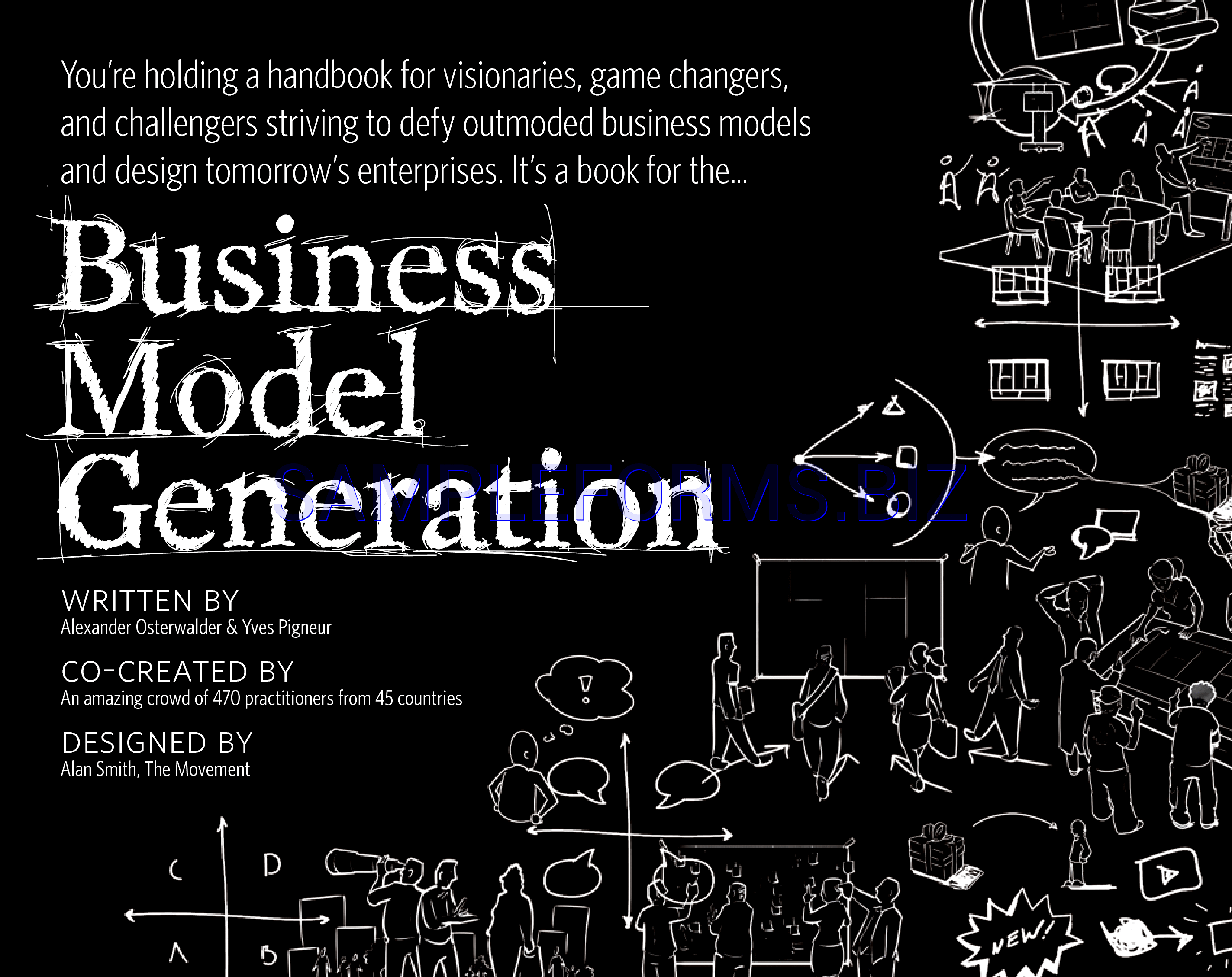Preview free downloadable Business Model Template 3 in PDF (page 1)